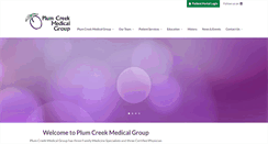 Desktop Screenshot of plumcreekmedicalgroup.com